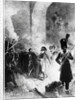Napoleon Leaving Burning Kremlin by Anonymous