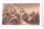 Alfred the Great Pointing Sword by Anonymous