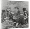 Cover with Beach Goers Aghast Due to Sea Reptile by Anonymous