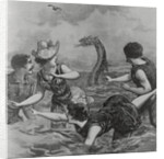 Cover with Beach Goers Aghast Due to Sea Reptile by Anonymous