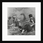 Cover with Beach Goers Aghast Due to Sea Reptile by Anonymous