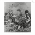 Cover with Beach Goers Aghast Due to Sea Reptile by Anonymous