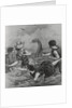 Cover with Beach Goers Aghast Due to Sea Reptile by Anonymous