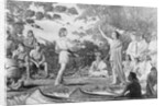 Robert Rogers and Pontiac Conversing by Anonymous