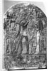 Egyptian Stele of Man with Paralyzed Leg by Anonymous