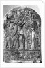 Egyptian Stele of Man with Paralyzed Leg by Anonymous