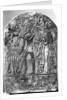 Egyptian Stele of Man with Paralyzed Leg by Anonymous