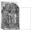 Egyptian Stele of Man with Paralyzed Leg by Anonymous