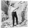 Charles Darwin Posing on South American Excursion by Anonymous