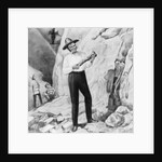 Charles Darwin Posing on South American Excursion by Anonymous