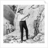 Charles Darwin Posing on South American Excursion by Anonymous