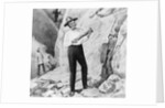 Charles Darwin Posing on South American Excursion by Anonymous