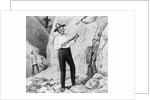 Charles Darwin Posing on South American Excursion by Anonymous