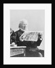 Horace Greeley Reading New York Sun Newspaper by Anonymous