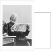 Horace Greeley Reading New York Sun Newspaper by Anonymous