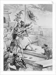 Mexican Subjects Storming Castle by Anonymous