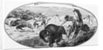 Wild West -- Indian During Buffalo Hunt by Anonymous