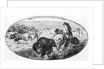 Wild West -- Indian During Buffalo Hunt by Anonymous