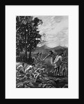 Mound Builders Gathering Their Crops by Anonymous