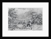 Ben Franklin Flying Kite by Anonymous