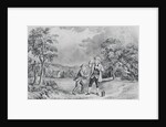 Ben Franklin Flying Kite by Anonymous