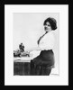 Woman Typing by Anonymous