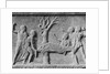Stone Drawing of Nurses and Sick Patient at Tree by Anonymous