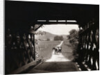 Horse and Buggy Viewed Through Covered Bridge by Anonymous
