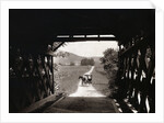 Horse and Buggy Viewed Through Covered Bridge by Anonymous