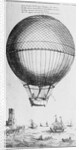 Large Balloon Craft Flying in Air by Anonymous