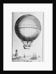 Large Balloon Craft Flying in Air by Anonymous