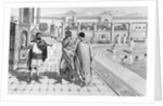 Roman Emperor Talking with Bath Designers by Anonymous