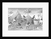 Illustration of People Harvesting Peppers by Anonymous