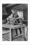George Stephenson Making Model by Anonymous