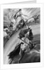 Lithograph Of Frigg And Valykyries by Anonymous