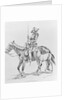 Conquistador Atop Horse by Anonymous