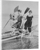 Women with Rowboat by Anonymous