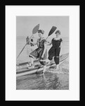 Women with Rowboat by Anonymous