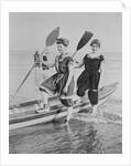 Women with Rowboat by Anonymous