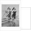 Women with Rowboat by Anonymous