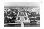 Early View from Eiffel Tower Towards Trocadero by Anonymous