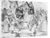 Drawing of Bridget Bishop Being Hanged for Witchcraft by Anonymous