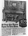 Advertisement for Player Piano by Anonymous