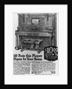 Advertisement for Player Piano by Anonymous
