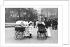 Nannies and Children Strolling in Park by Anonymous