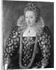 Decorative Painting of Queen Elizabeth I by Anonymous