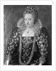 Decorative Painting of Queen Elizabeth I by Anonymous
