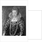 Decorative Painting of Queen Elizabeth I by Anonymous