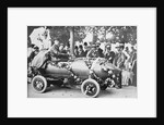 Driver Jenatzy Posing in His Electric Racing Car by Anonymous