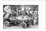 Driver Jenatzy Posing in His Electric Racing Car by Anonymous